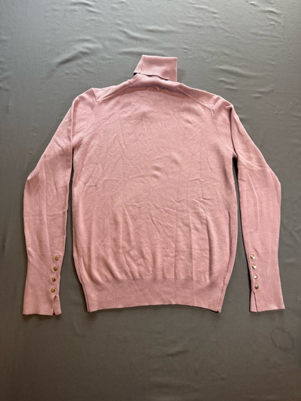 Zara Purple Turtleneck Sweater Lightweight Size M - Picture 4 of 7